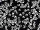 [Video] High Quality White Topaz AAA- Half Drilled Hole Faceted Round 4mm 5pcs