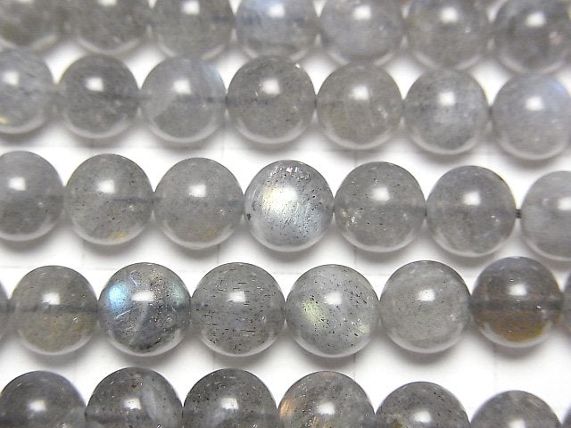 [Video]Labradorite AA+ Round 6.5mm 1strand beads (aprx.15inch/38cm)