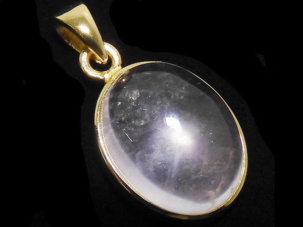 [Video][One of a kind] Morganite AAA Pendant 18KGP NO.121