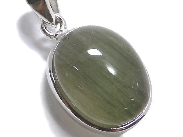 [Video][One of a kind] Actinolite in Quartz AAA Pendant Silver925 NO.24