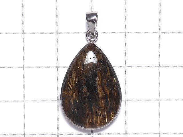 [Video][One of a kind] Copper Rutilated Quartz AAA Pendant Silver925 NO.52