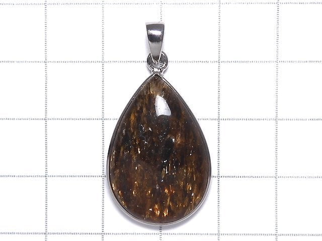 [Video][One of a kind] Copper Rutilated Quartz AAA Pendant Silver925 NO.54