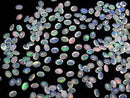 [Video]High Quality Ethiopian Opal AA++ Loose stone Oval Faceted 4x3mm 10pcs