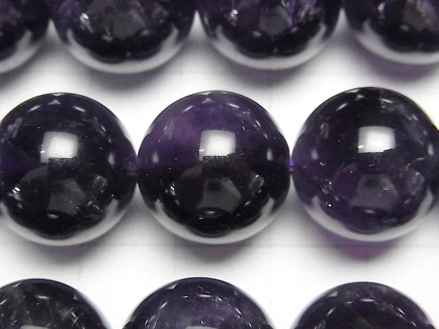 [Video]Amethyst AA+ Round 16mm half or 1strand beads (aprx.15inch/36cm)