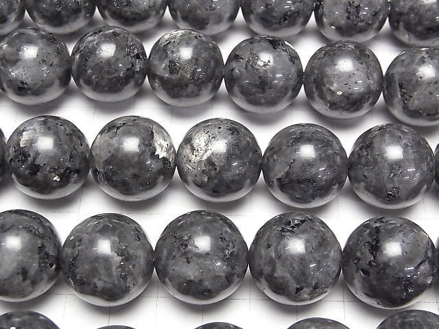 [Video]Larvikite Round 20mm 1/4 or 1strand beads (aprx.14inch/34cm)