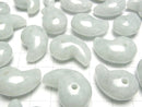 [Video] Burmese Jadeite AAA Comma Shaped Bead 25x16mm 1pc