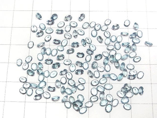 [Video]High Quality Apatite AAA Loose stone Oval Faceted 4x3mm 10pcs