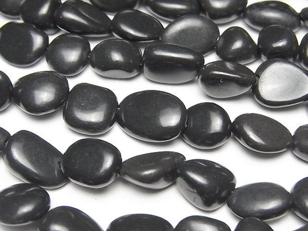 Shungite AAA Nugget  1strand beads (aprx.15inch/36cm)