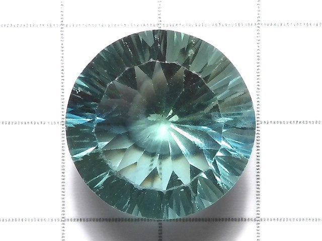 [Video][One of a kind] High Quality Green Fluorite AAA Faceted Loose stone 1pc NO.3