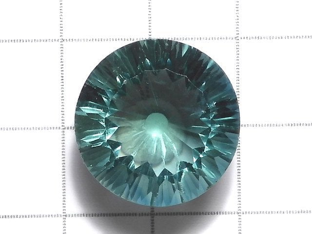 [Video][One of a kind] High Quality Green Fluorite AAA Faceted Loose stone 1pc NO.8