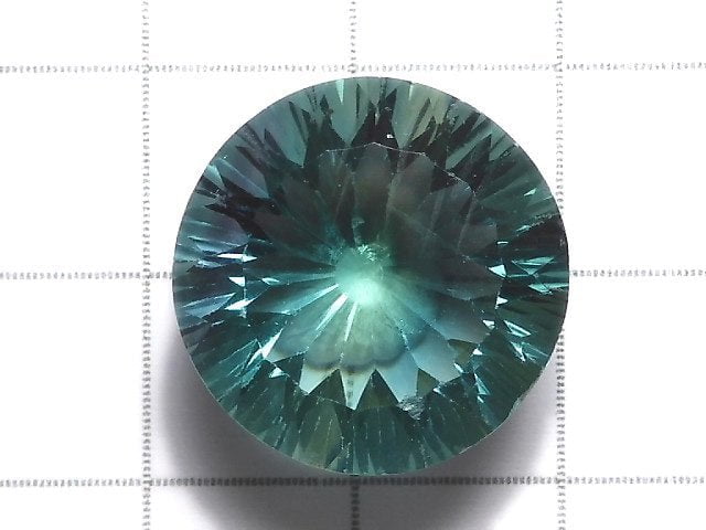 [Video][One of a kind] High Quality Green Fluorite AAA Faceted Loose stone 1pc NO.9