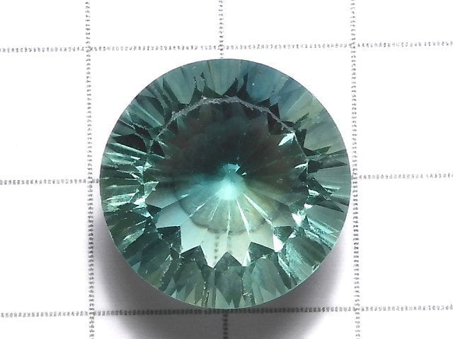 [Video][One of a kind] High Quality Green Fluorite AAA Faceted Loose stone 1pc NO.11