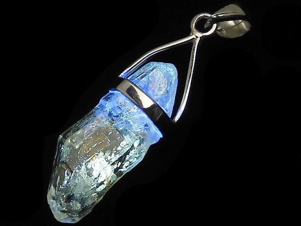 [Video][One of a kind] Oil in Quartz Point Pendant Silver925 1pc NO.21