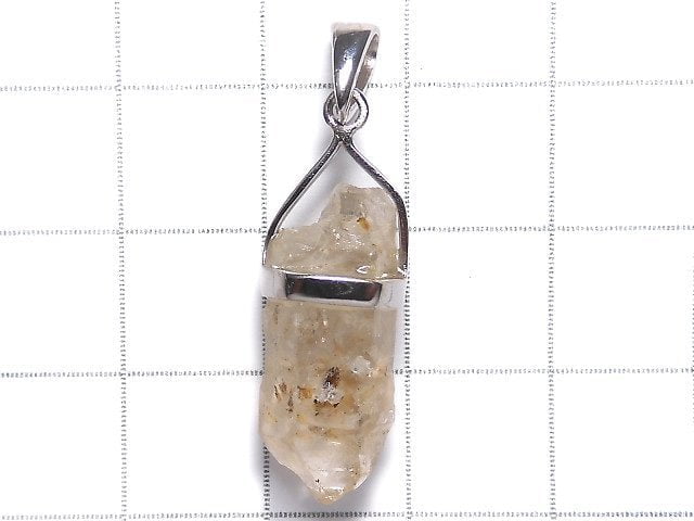 [Video][One of a kind] Oil in Quartz Point Pendant Silver925 1pc NO.27