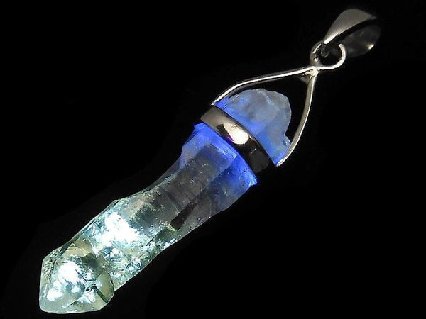 [Video][One of a kind] Oil in Quartz Point Pendant Silver925 1pc NO.31