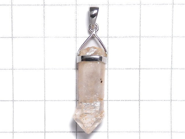 [Video][One of a kind] Oil in Quartz Point Pendant Silver925 1pc NO.33