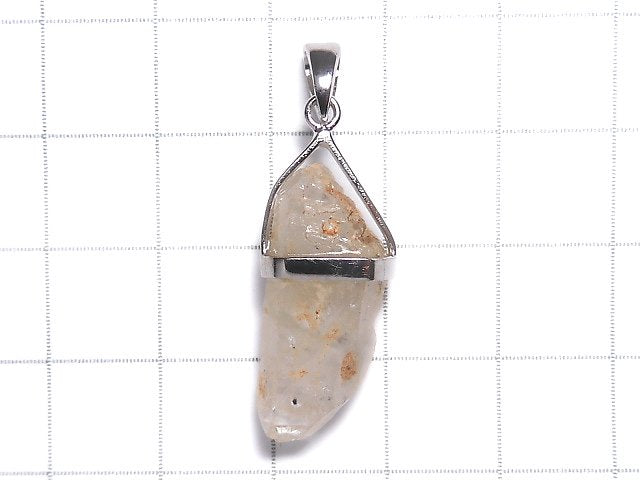 [Video][One of a kind] Oil in Quartz Point Pendant Silver925 1pc NO.34