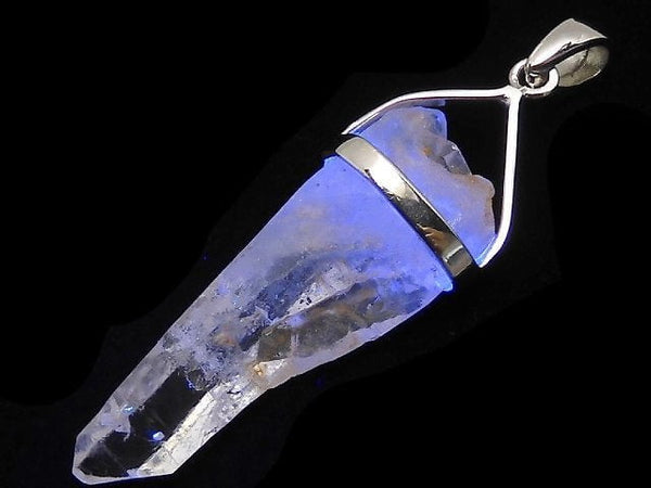 [Video][One of a kind] Oil in Quartz Point Pendant Silver925 1pc NO.37