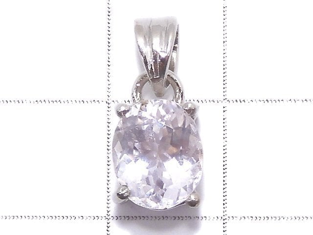 [Video][One of a kind] High Quality Kunzite AAA Faceted Pendant Silver925 NO.44