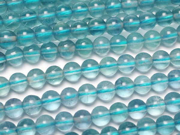 [Video] Blue green Fluorite AAA Round 4mm 1strand beads (aprx.15inch/38cm)