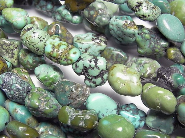 [Video]Turquoise AA+ Nugget 1strand beads (aprx.14inch/35cm)