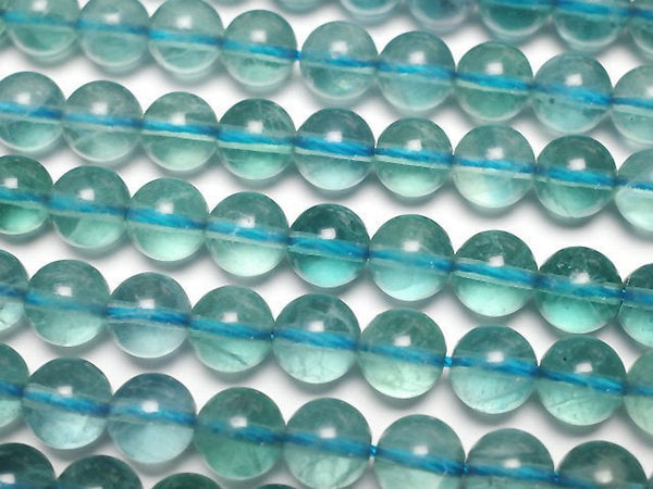 [Video] Green Fluorite AAA- Round 6mm half or 1strand beads (aprx.15inch/38cm)