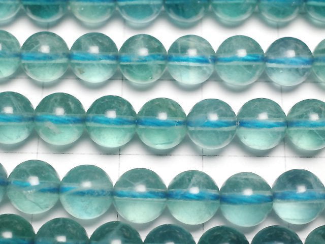 [Video] Green Fluorite AAA- Round 6mm half or 1strand beads (aprx.15inch/38cm)