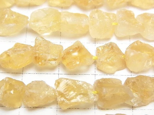 [Video]Citrine Roughlock Nugget half or 1strand beads (aprx.15inch/38cm)