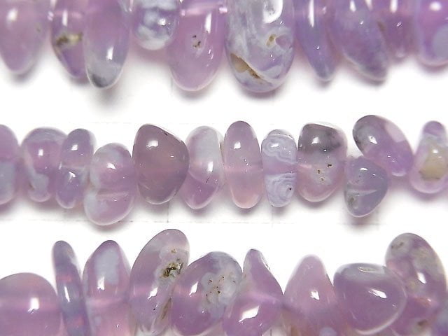 [Video] Natural color Purple Chalcedony AA+ Chips (Small Nugget) 1 strand beads (aprx.15inch/38cm)