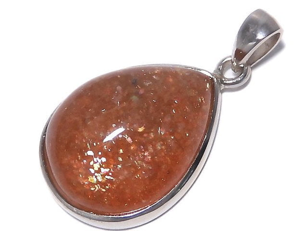 [Video][One of a kind] Sunstone AAA Pendant Silver925 NO.90