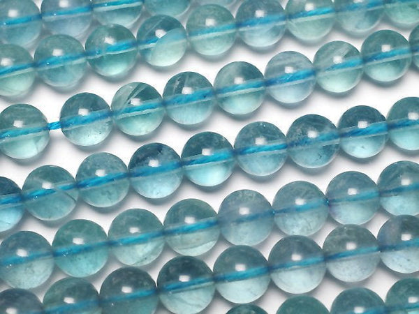 [Video] Blue green Fluorite AAA- Round 6mm half or 1strand beads (aprx.15inch/38cm)