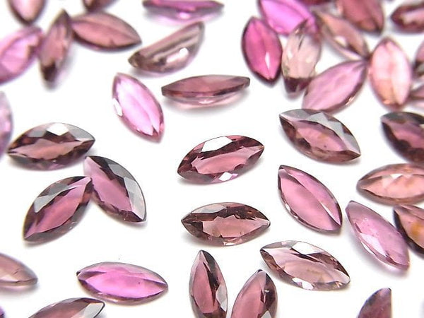 [Video]High Quality Pink Tourmaline AAA Loose stone Marquise Faceted 8x4mm 2pcs