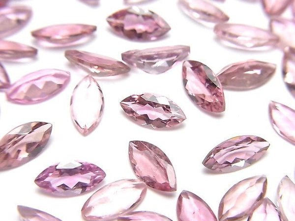 [Video]High Quality Pink Tourmaline AAA Loose stone Marquise Faceted 8x4mm 2pcs