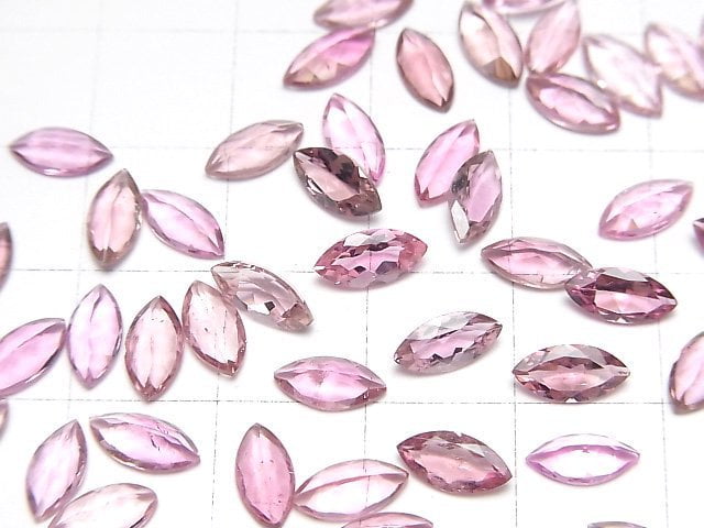 [Video]High Quality Pink Tourmaline AAA Loose stone Marquise Faceted 8x4mm 2pcs