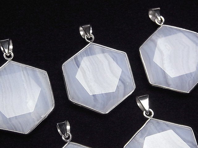 Blue Lace Agate Gemstone Beads