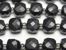 [Video]High Quality! Shungite AAA Cube Shape 9x9x9mm half or 1strand beads (aprx.15inch/36cm)