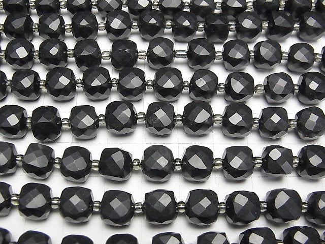 [Video]High Quality! Shungite AAA Cube Shape 9x9x9mm half or 1strand beads (aprx.15inch/36cm)