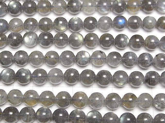 [Video]Labradorite AA++ Round 8mm half or 1strand beads (aprx.15inch/36cm)