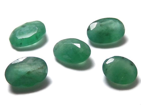 [Video][One of a kind] Brazil High Quality Emerald AAA- Loose stone Faceted 5pcs set NO.29