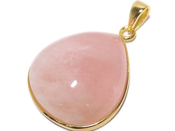 [Video][One of a kind] Morganite AAA Pendant 18KGP NO.43
