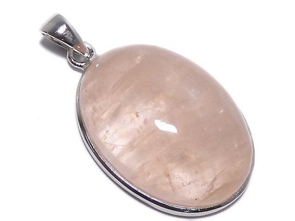 [Video][One of a kind] Morganite AAA Pendant Silver925 NO.48