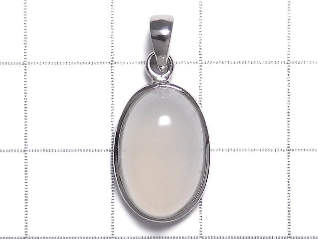 [Video][One of a kind] High Quality Royal Blue Moonstone AAA Pendant Silver925 NO.5