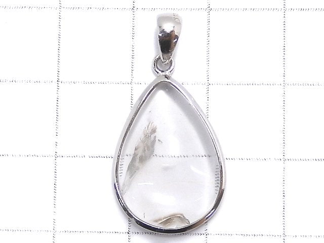 [Video][One of a kind] High Quality Hyalite Opal AAA- Pendant Silver925 NO.33