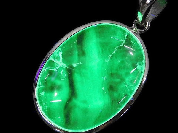 [Video][One of a kind] High Quality Hyalite Opal AAA- Pendant Silver925 NO.43