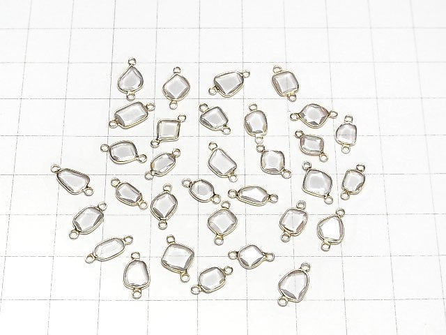 [Video] Moissanite AAA Slice Freeform [Both Side] 18KGP 4pcs