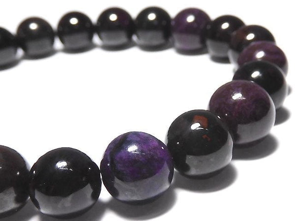 [Video][One of a kind] Sugilite AAA Round 9mm Bracelet NO.10