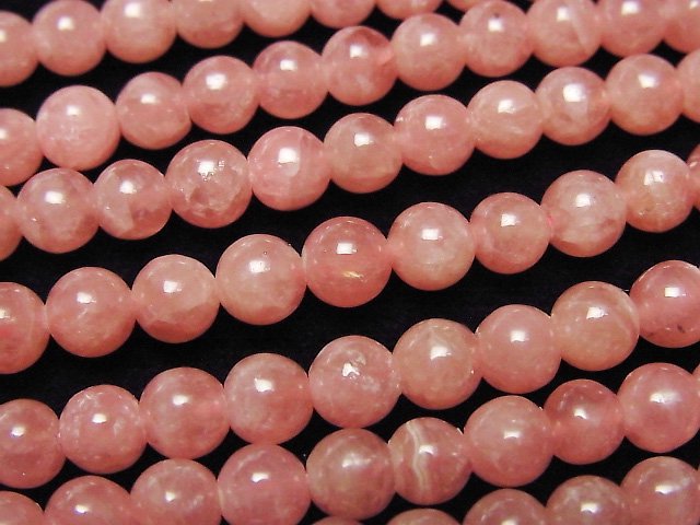 Rhodochrosite Gemstone Beads