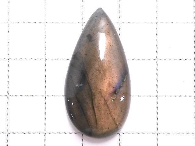 [Video][One of a kind] Pink-Orange Labradorite AAA Cabochon 1pc NO.48