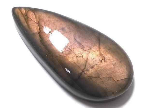 [Video][One of a kind] Pink-Orange Labradorite AAA Cabochon 1pc NO.50