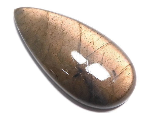 [Video][One of a kind] Pink-Orange Labradorite AAA Cabochon 1pc NO.53